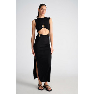 Sugarfree Midi Καλοκαιρινό Βραδινό Φόρεμα Μαύρο 25805137-110 Sugarfree Midi Καλοκαιρινό Βραδινό Φόρεμα Μαύρο 25805137-110