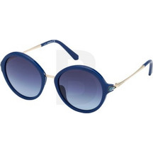 Swarovski SK0285 90W Γυαλιά Ηλίου Στρογγυλά Μπλε Χρυσό με Μπλε Φακό