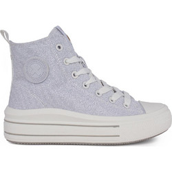Xti Παιδικά Sneakers Μποτάκια Ασημί 151225