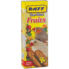 Raff Star Stick Fruits Exotic with Fruits 60gr 10τμχ
