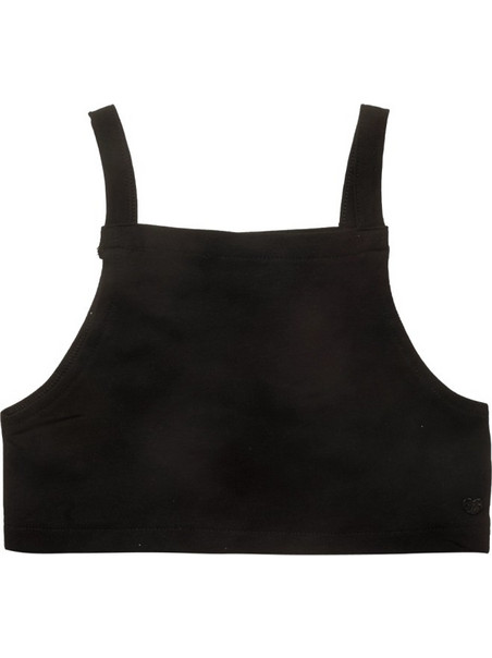 Losan Παιδικό Crop Top Αμάνικο Μαύρο LJGAP010325026