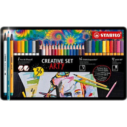 Stabilo Arty Box Σετ Ζωγραφικής 36τμχ