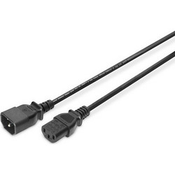 Digitus AK-440201-012-S Προέκταση Καλωδίου Τροφοδοσίας IEC C14 to IEC C13 1.2m