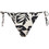 Funky Buddha Bikini Slip Μαύρο Λευκό FBL011-101-16B