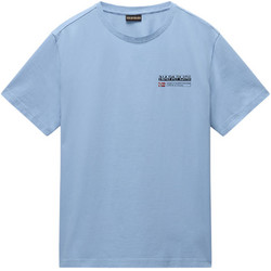 Napapijri Kasba Ανδρικό Αθλητικό T-Shirt Γαλάζιο NP0A4HQQ-I83