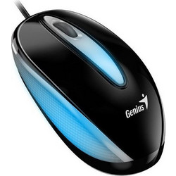 Genius DX-Mini Ενσύρματο Mini Ποντίκι Black Light Blue