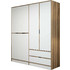 Hanah Home Τετράφυλλη Ντουλάπα Ρούχων Elina Λευκή 185x52x208cm 506MNR2497