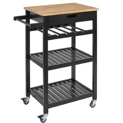 Home Deco Factory HD7102 HD7102 Τρόλεϊ Μεταλλικό 4 Θέσεων 40x62.5x85.5cm