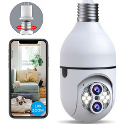 Jortan JT-9696 Κρυφή Κάμερα Λάμπα Wi-Fi Full HD με Υποδοχή Κάρτας Μνήμης