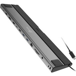 j5create JCD554-N USB-C Docking Station με DisplayPort / HDMI PD Ethernet και Σύνδεση 3 Oθονών