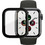 PanzerGlass Full Body Πλαστική Θήκη Tempered Glass για Apple Watch 4 / 5 / 6 / SE 40mm Μαύρη