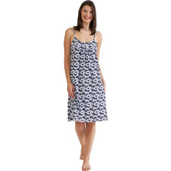 Harmony Γυναικείο Νυχτικό Καλοκαιρινό Navy Μπλε 35-308837