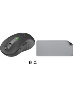 Logitech M650 Large Ασύρματο Bluetooth Ποντίκι Graphite + Studio Series