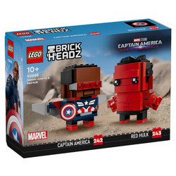 Lego BrickHeadz Captain America & Red Hulk Figures για 10+ Ετών 40668