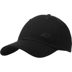 4F Καπέλο Jockey Υφασμάτινο Μαύρο 4FWSS25ACABU367-20S
