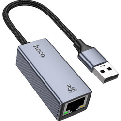 Hoco UA37 Ενσύρματος Ethernet USB Αντάπτορας Δικτύου 1Gbps
