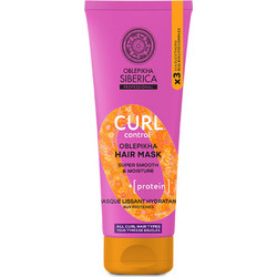 Natura Siberica Oblepikha Curl Μάσκα Μαλλιών για Επανόρθωση Όγκο & Φριζάρισμα για Σγουρά & Ξηρά Mαλλιά 200ml