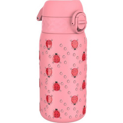 Ion8 Ladybugs Παιδικό Παγούρι Θερμός Ανοξείδωτο BPA Free με Καλαμάκι Ροζ 320ml
