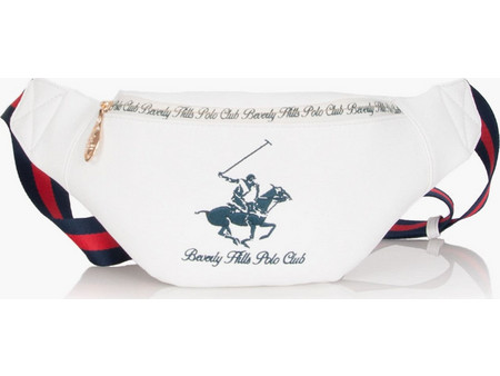 Beverly Hills Polo Club Τσαντάκι Μέσης Άσπρο BH-4085