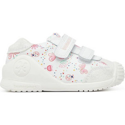 Biomecanics Παιδικά Sneakers Μποτάκια Λευκά Φούξια 252100-B050