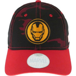 Marvel Iron Man Ανδρικό Καπέλο Jockey Υφασμάτινο Μαύρο MCAP1RO