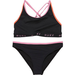 Roxy Παιδικό Μαγιό Bikini Set για Κορίτσι Μαύρο ERGX203647