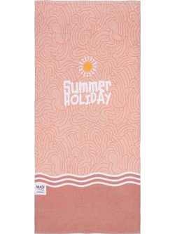 MADI Summer Holiday Πετσέτα Θαλάσσης Ροζ 90x160cm