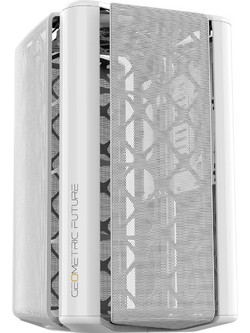 Geometric Future Model 2 The Ark Mesh White Mini Tower Κουτί Υπολογιστή
