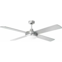 V-TAC VT-6054-4 Ανεμιστήρας Οροφής 132cm 60W με Φως & Τηλεχειριστήριο Ασημί