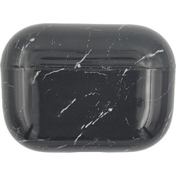 Sonique PC Marble Θήκη Σιλικόνης για Apple AirPods Pro 1 Μαύρη