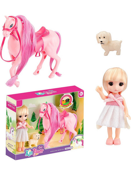 ToyMarkt Κούκλα με Άλογο 98262