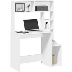 vidaXL Γραφείο Ξύλινο με Βιβλιοθήκη 100x45x140cm 860436