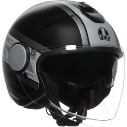 AGV Eteres Mondello Black Grey Κράνος Μηχανής Jet 1345gr