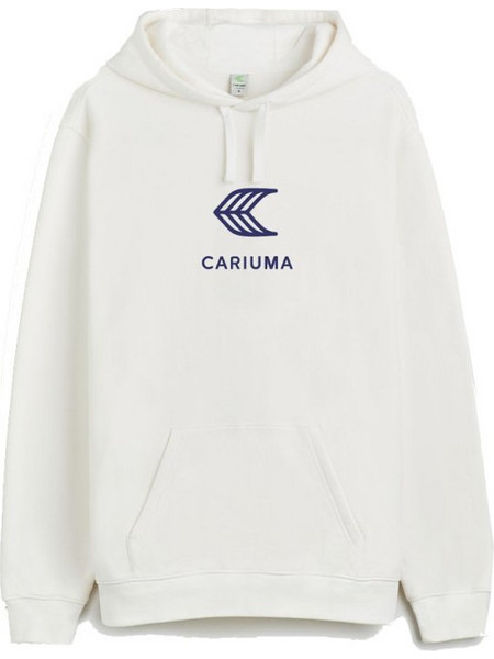 Cariuma Ανδρικό Φούτερ με Κουκούλα & Τσέπες Λευκό JK0101-W13