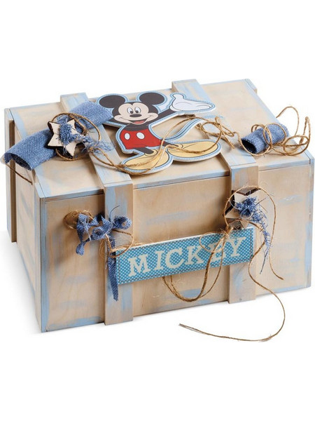 Parisis Σετ Βάπτισης με Μπαούλο για Αγόρι Mickey ΝΛ217