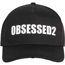 Dsquared2 Ανδρικό Καπέλο Jockey Υφασμάτινο Μαύρο BCM092605C00001-M063