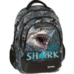 Graffiti Xscape Shark Σχολική Τσάντα Πλάτης Δημοτικού Πολύχρωμη 259219