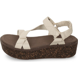 Teva Madera Wedge Καλοκαιρινές Γυναικείες Πλατφόρμες Χαμηλές Εκρού 1151015-BIR
