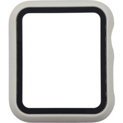 Naxius Πλαστική Θήκη Tempered Glass για Apple Watch 1 / 2 / 3 42mm Λευκή
