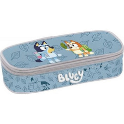 Graffiti Preschool Face Bluey Κασετίνα Γαλάζια 250343
