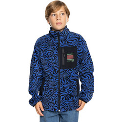 Quiksilver Παιδική Ζακέτα Fleece με Φερμουάρ Royal Blue Μαύρη EQBFT03907-BQV6