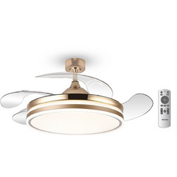 Bruno BRN-0226 Ανεμιστήρας Οροφής 10.7cm 82W με Φως Λευκός Χρυσός