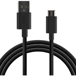 Ksix USB-A to USB-C 1m Black S1902422