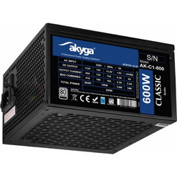 Akyga Classic 600W Τροφοδοτικό Υπολογιστή ATX 80 PLUS