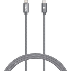 Kanex DuraBraid Premium Braided USB-C to Lightning Cable 1.2m Grey K157-1528-1MSG