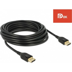 DeLOCK Καλώδιο DisplayPort 1.4 to DisplayPort Male 5m Black 85663