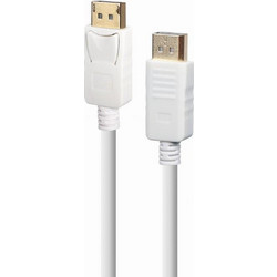 Gembird Καλώδιο DisplayPort 1.2 to DisplayPort Male 1.8m White CC-DP2-6-W