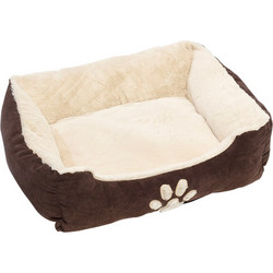 Pet Comfort Καναπές Κρεβάτι Σκύλου Καφέ Μπεζ 60x48cm 95067