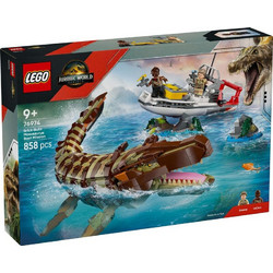 Lego Jurassic World Brick-Built Mosasaurus Boat Mission για 9+ Ετών 76974