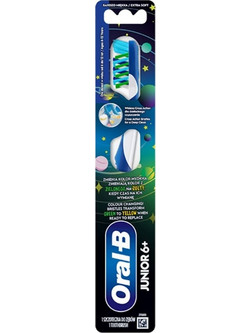 Oral-B Junior 6+ Extra Soft Παιδική Oδοντόβουρτσα Μπλε